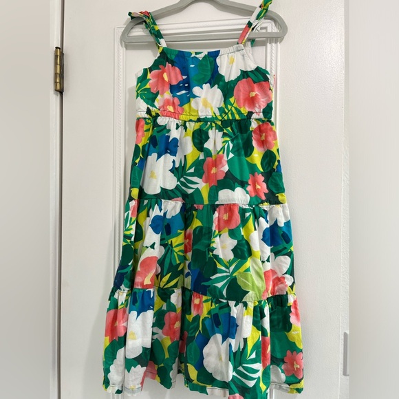 Girls tropical summer dress size 6 - Picture 2 of 4